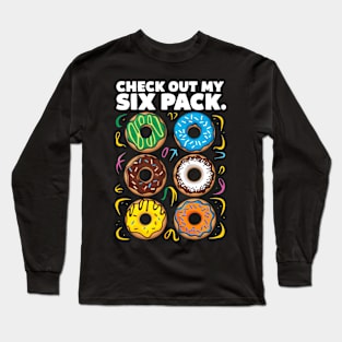 Colorful Donut Delight for Sweet Lovers Long Sleeve T-Shirt